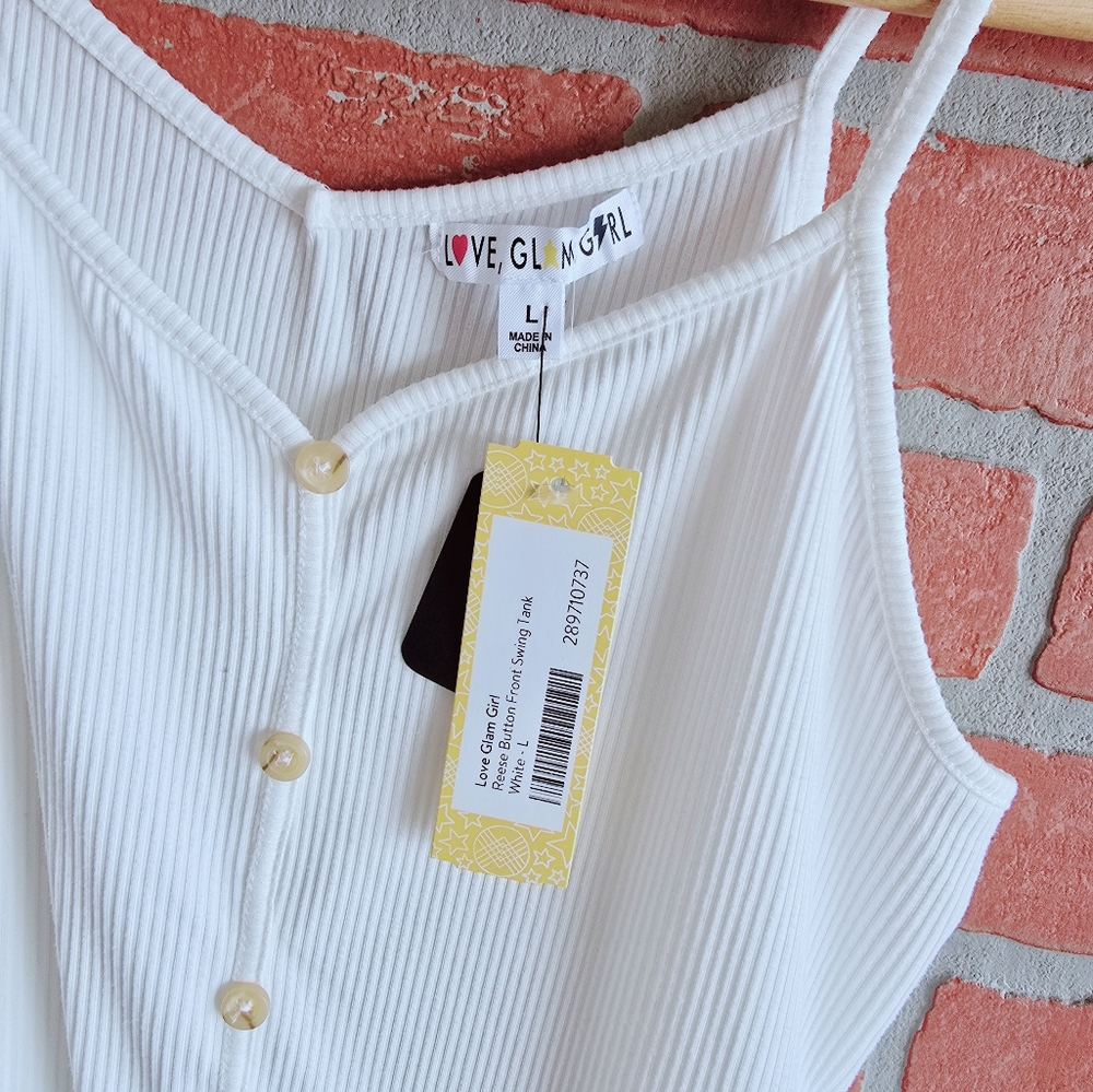 NWT! Boutique Ribbed Tank - Picture 2 of 4